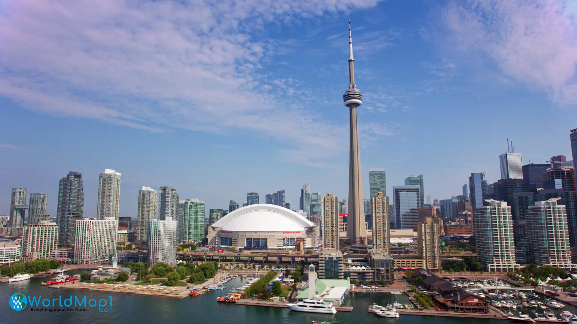 Toronto Ontario Canada Aerial View